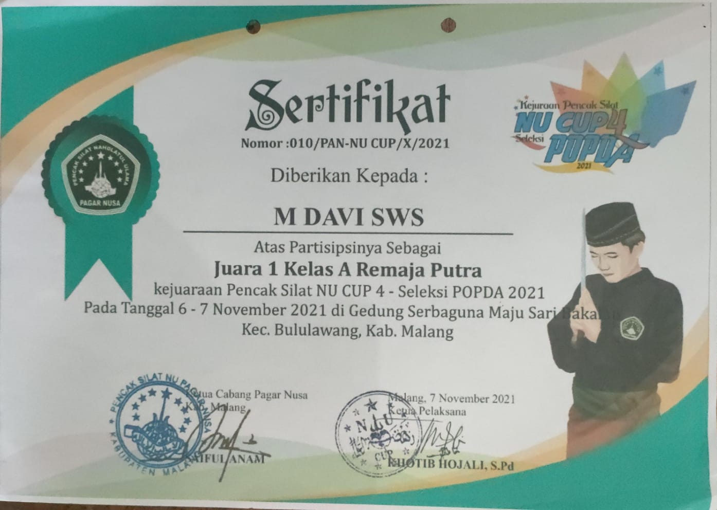 KEJUARAAN PENCAK SILAT NU CUP 4