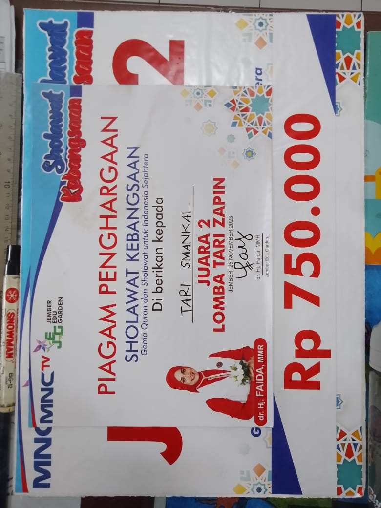 Sholawat kebangsaan juara dua lomba tari zapin