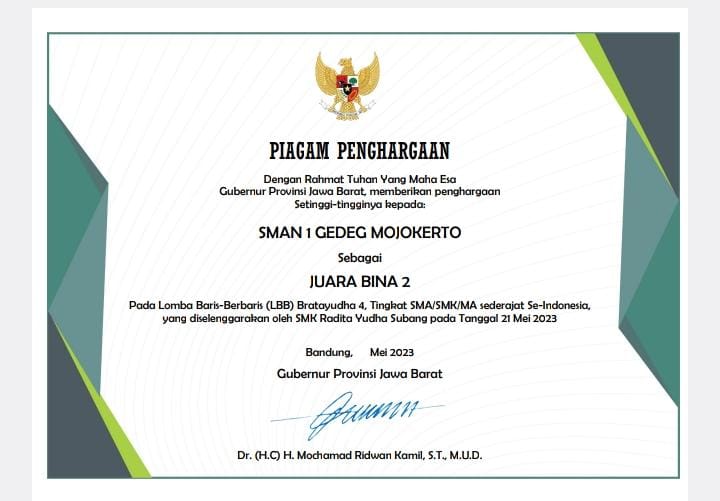 LOMBA KREASI BARIS BERBARIS 