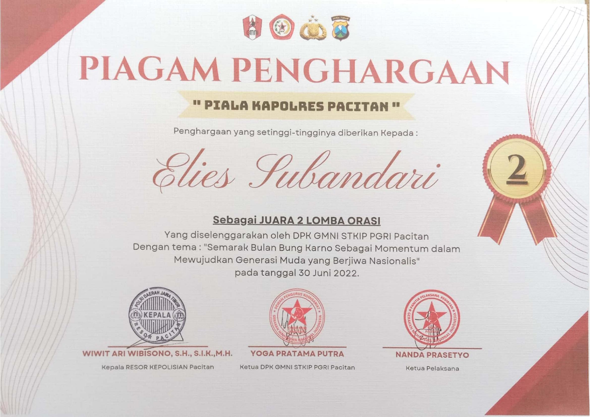 LOMBA ORASI TEMA \