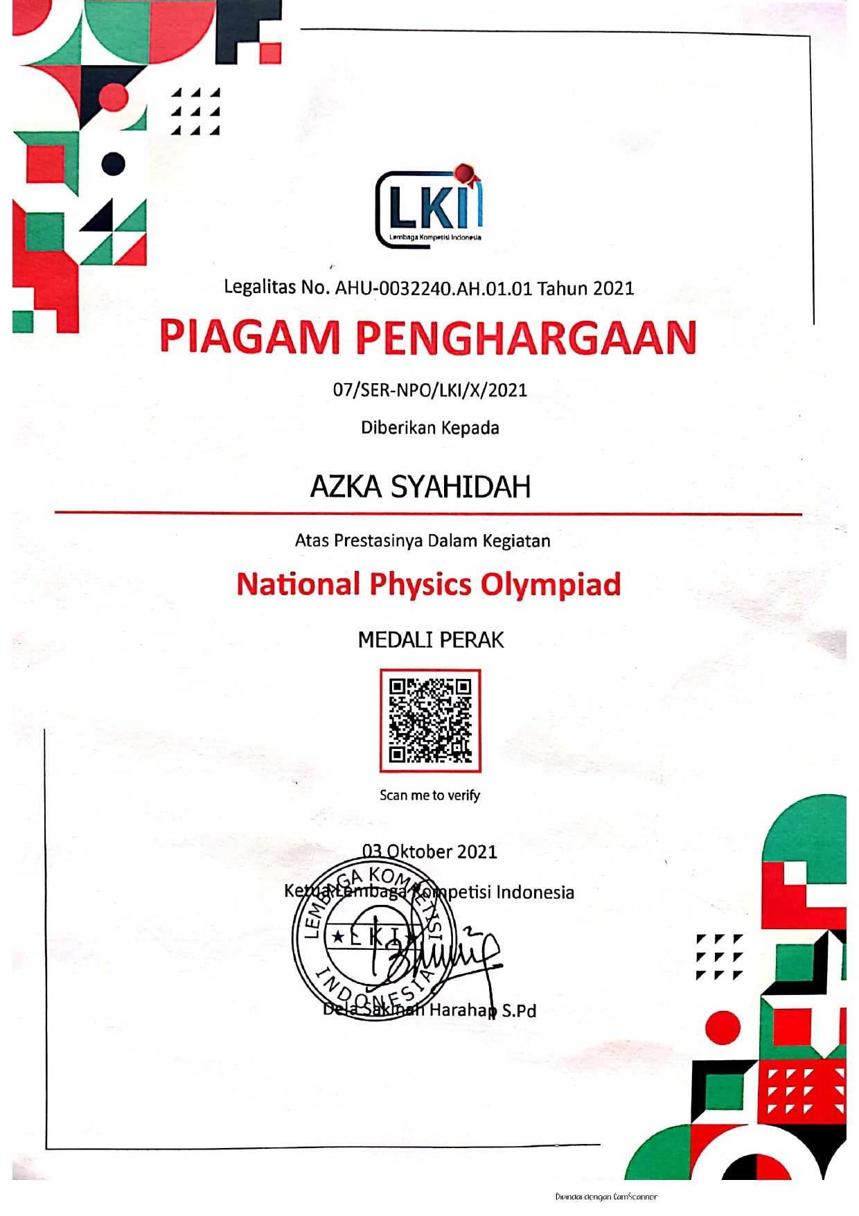 National Physic Olympiad