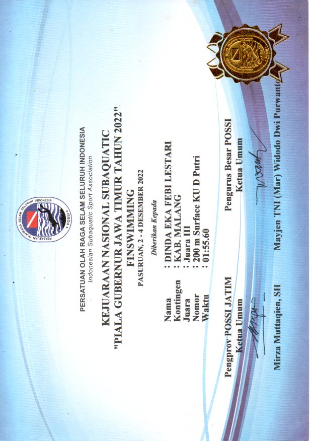 KEJUARAAN NASIONAL SUBAQUATIC