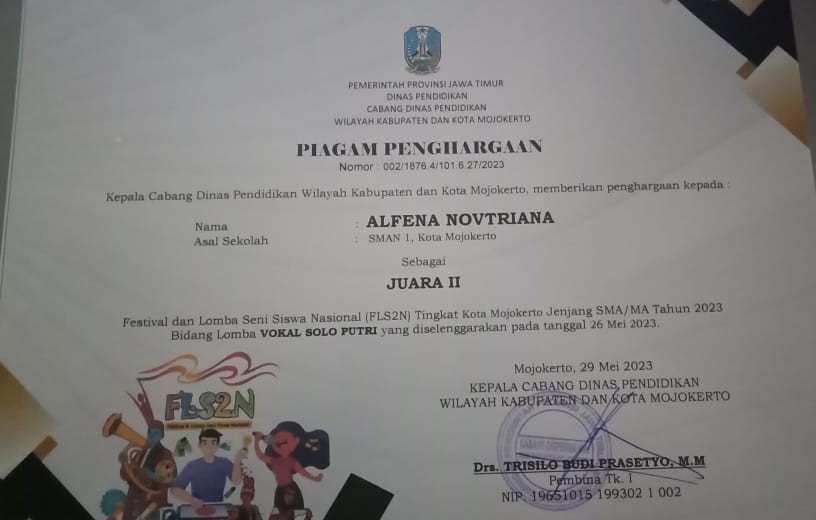 FLS2N Bidang Lomba VOKAL SOLO PUTRI