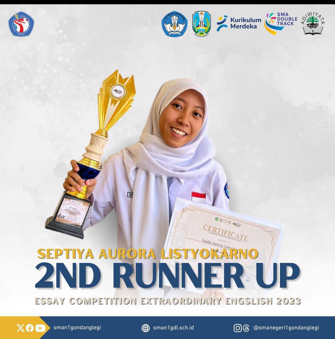 2nd Runner Up Essay Competition Extraordinary English 2023