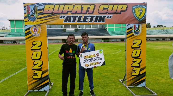  Juara 2 Cabang Lompat Tinggi Bupati Cup 2023