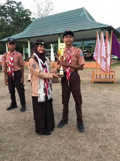 Juara 3 Desain poster putra Kegiatan Lokategak IV 2023 Universitas Jember se- Jawa Timur, Pramuka SMAN Jenggawah