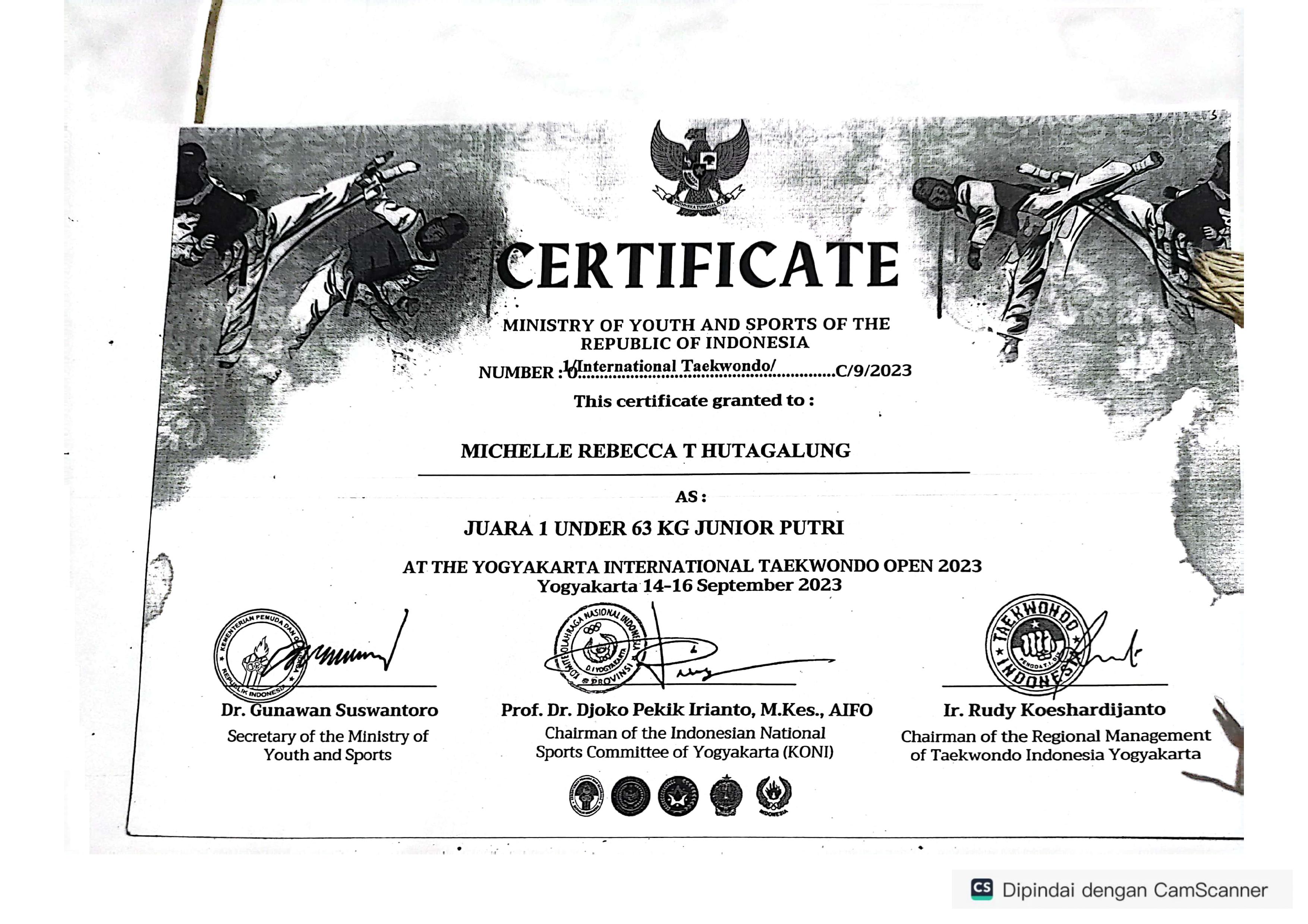 Yogyakarta International Taekwondo Open 2023