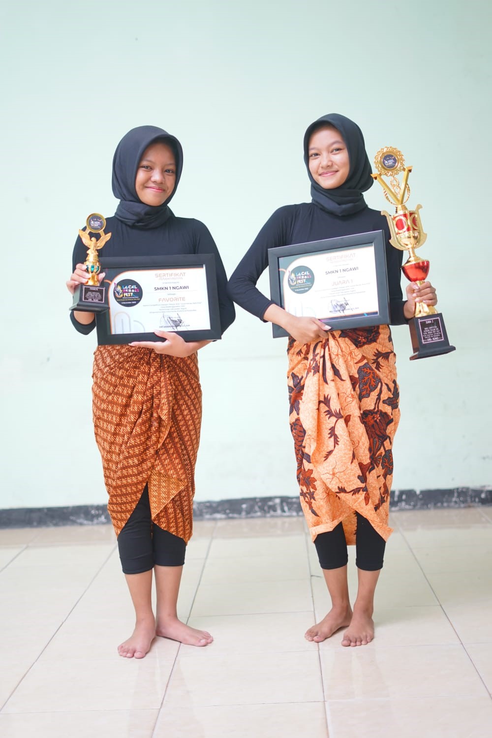 Juara 1 dan juara favorit lomba tradisional dance  kab ngawi .dalam acara LOKAL HEROES FEST