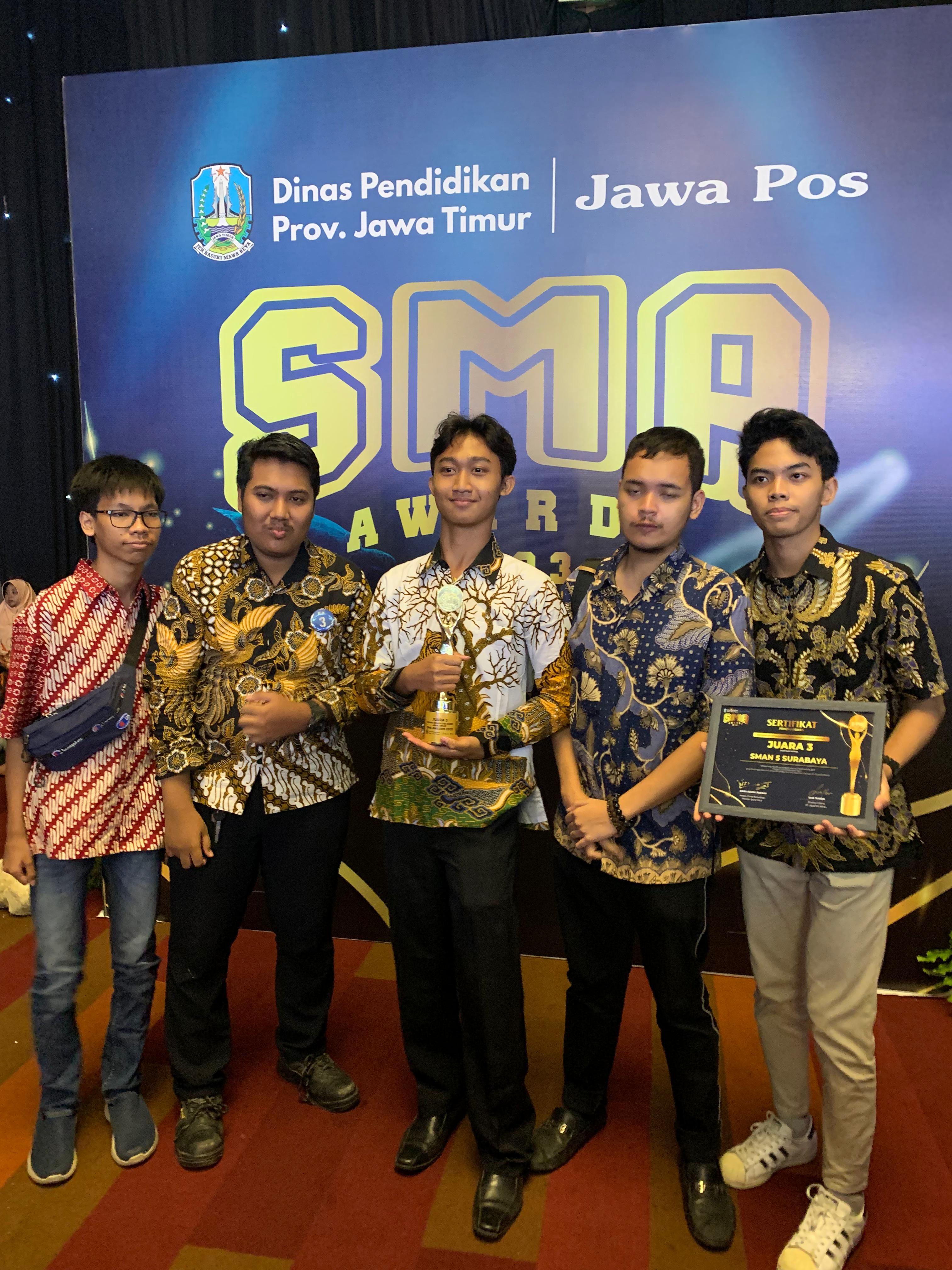 BRONZE SMA AWARDS  KATEGORI LOMBA KOMPETISI SAINS