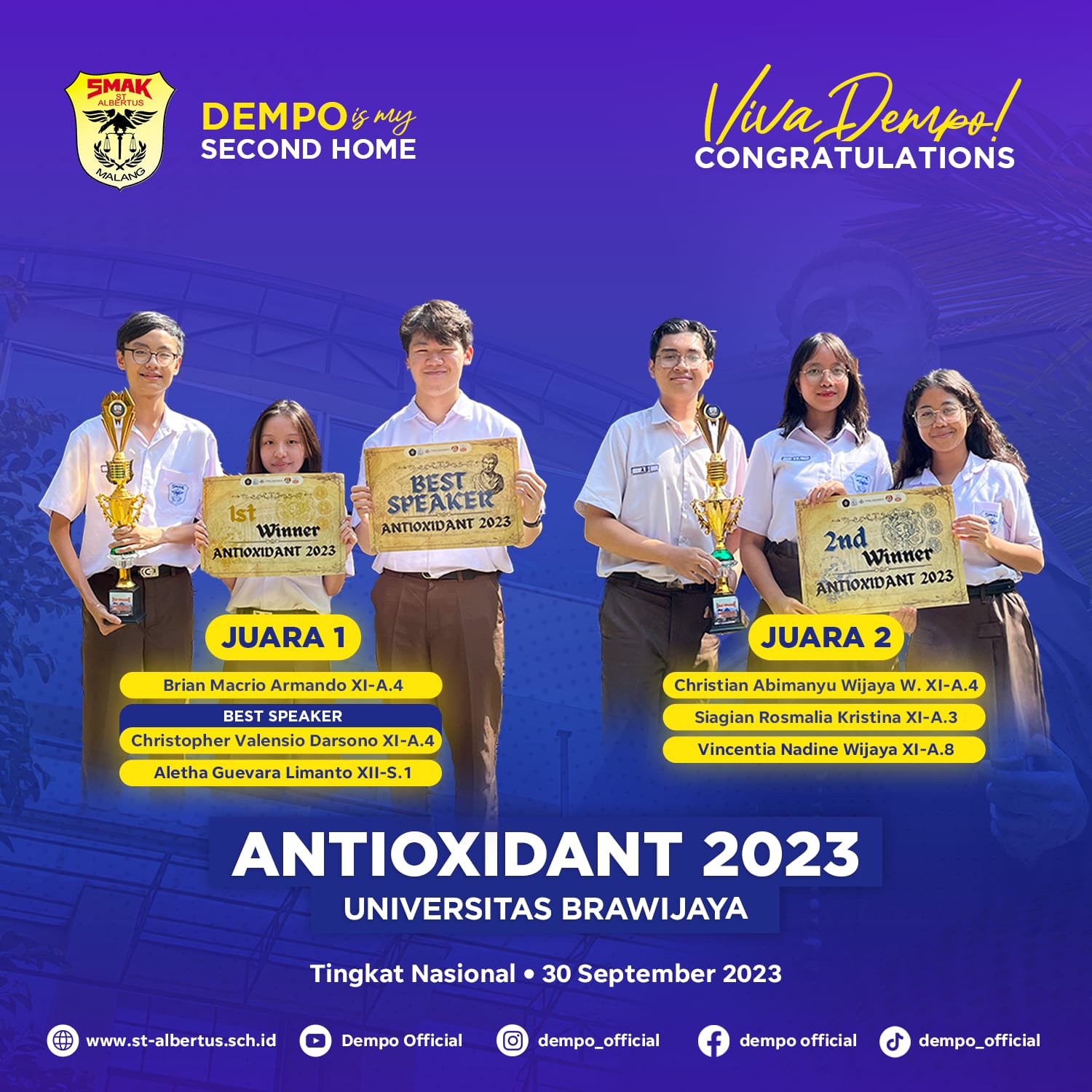 Lomba Debat Bahasa Inggris Antioxidant