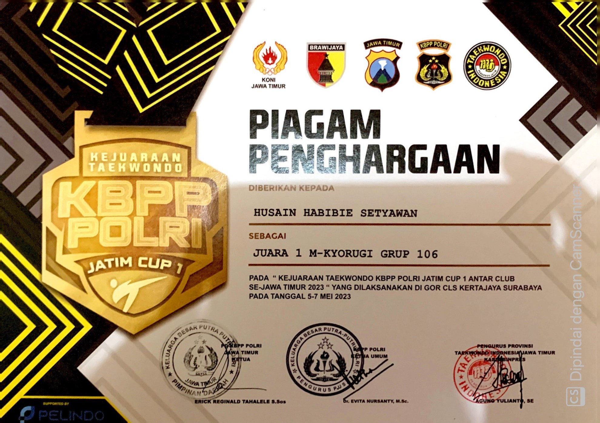 KEJUARAAN TAEKWONDO KBPP POLRI JATIM CUP 1 