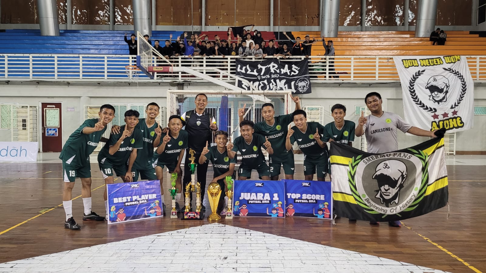 Juara 1 space futsal competition 2023