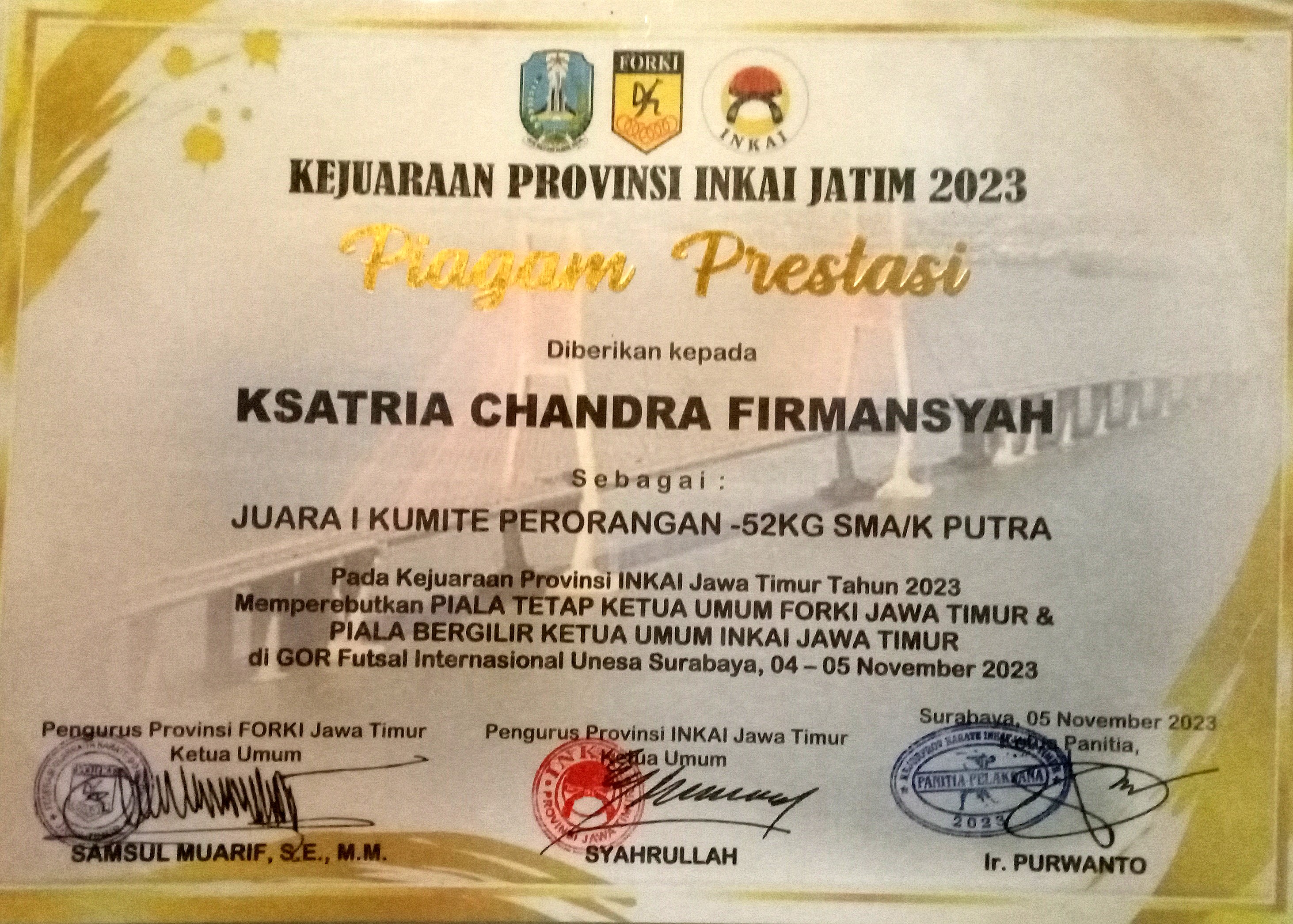 KEJUARAAN PROVINSI INKAI JATIM 2023