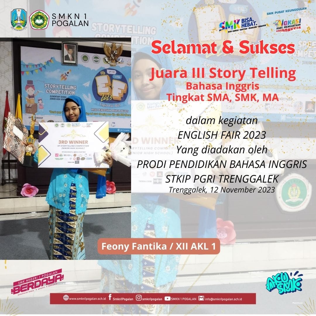 Juara 1 Lomba Story Telling Competition