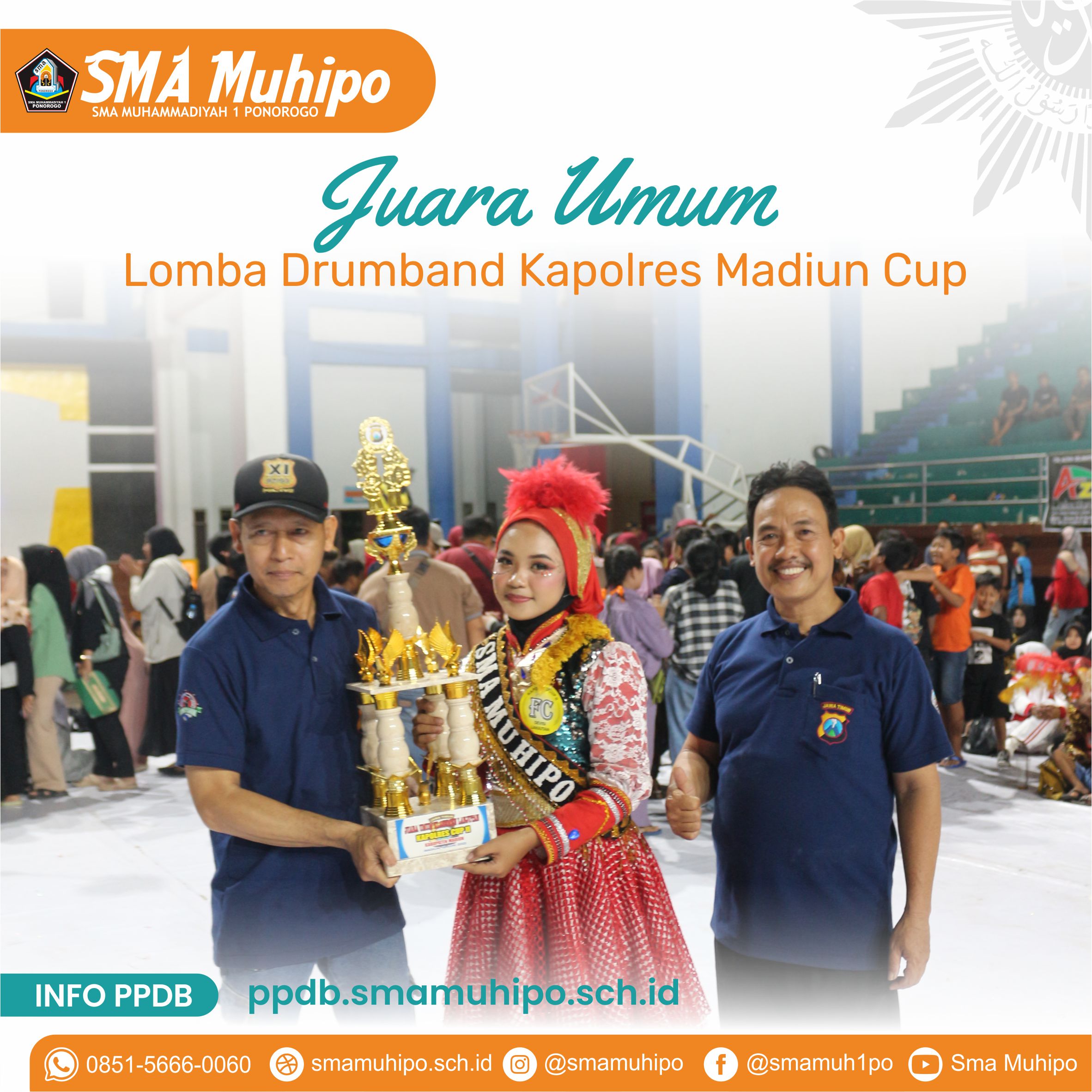 Juara Umum Drum Band Kapolres Cup Madiun