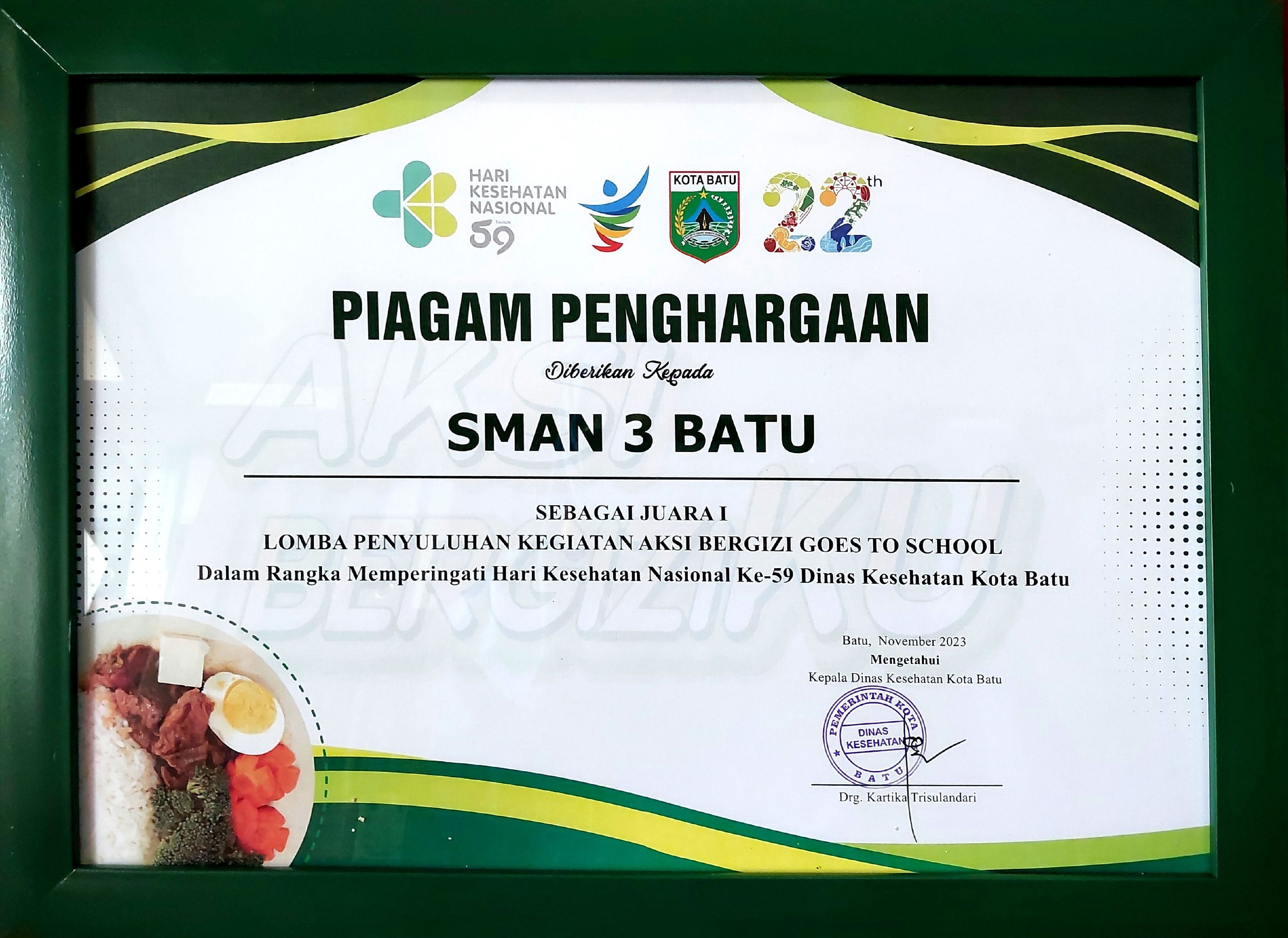 Lomba Penyuluhan Kegiatan Aksi Bergizi Go To School