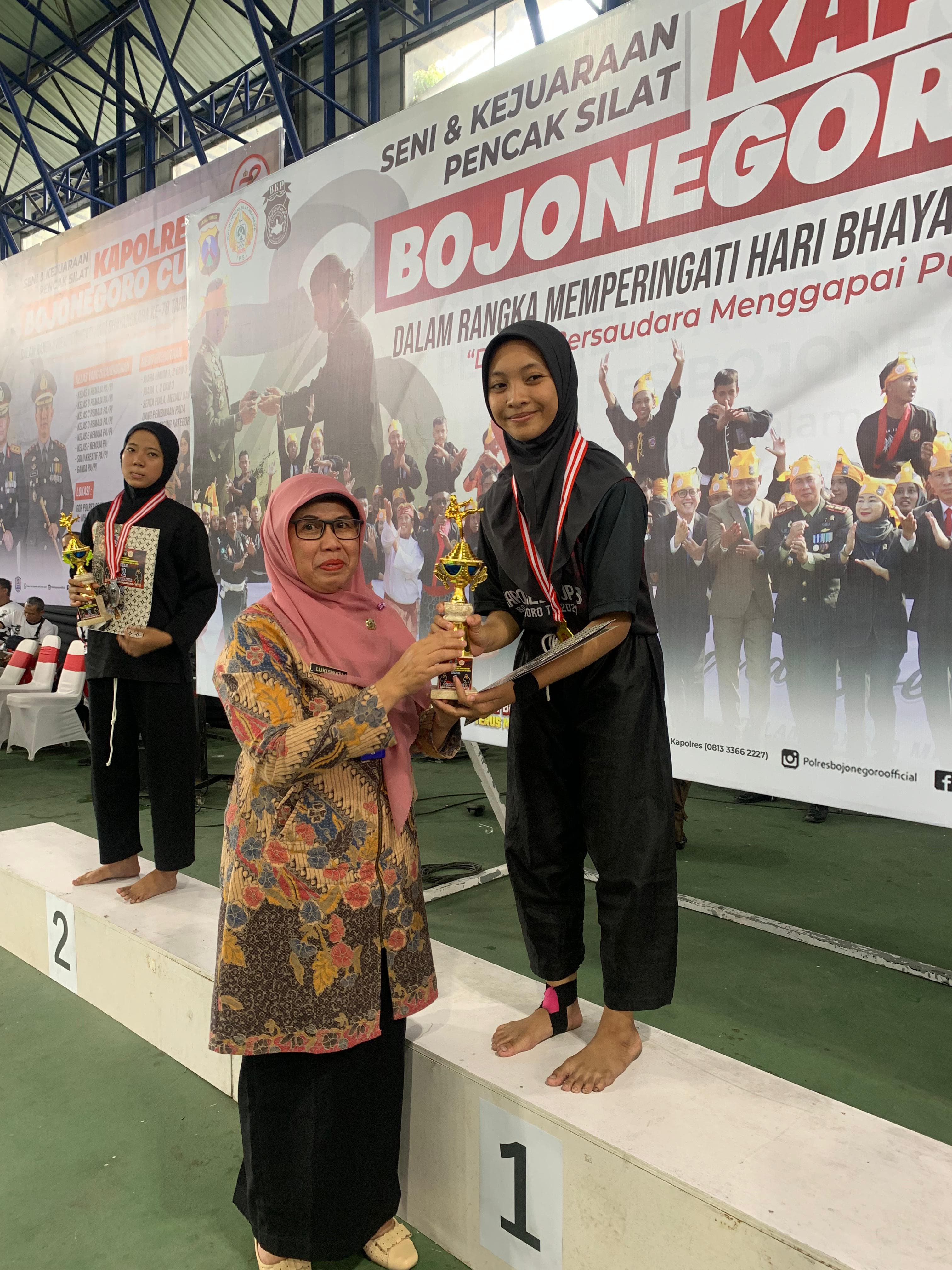 SENI & KEJUARAAN PENCAK SILAT KAPOLRES BOJONEGORO CUP 3