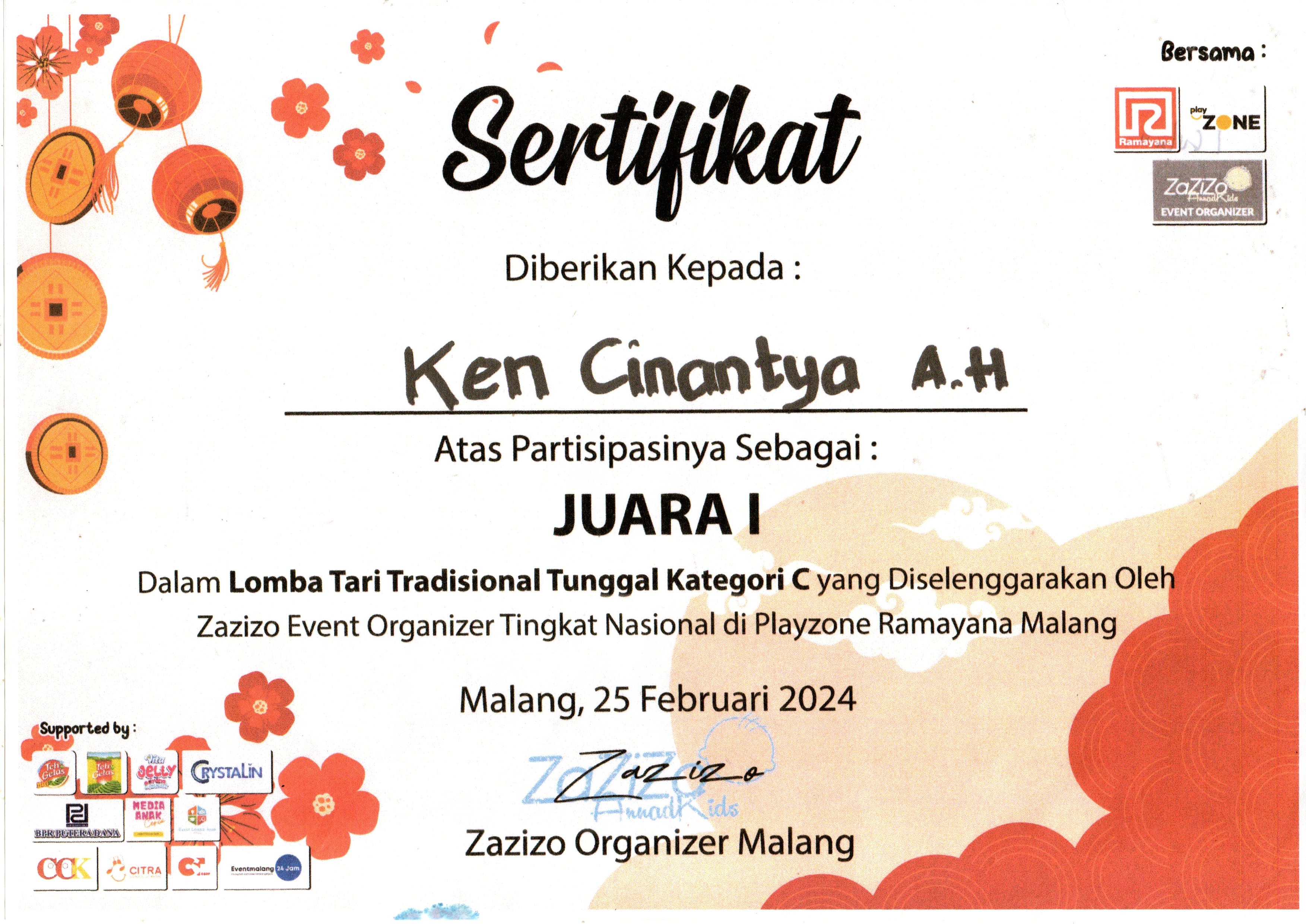 LOMBA TARI TRADISIONAL KATEGORI C