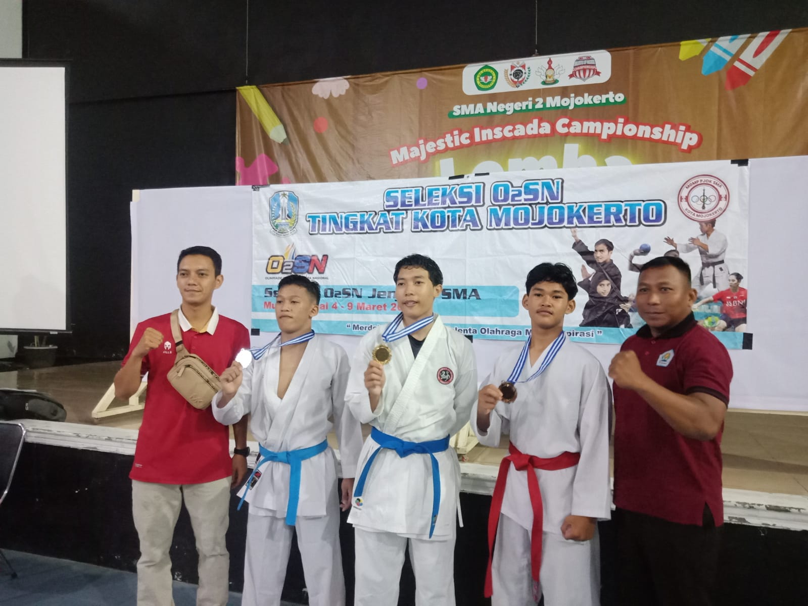 OLIMPIADE OLAHRAGA SISWA NASIONAL (O2SN) TINGKAT KOTA MOJOKERTO JENJANG SMA/MA TAHUN 2024 CABANG OLAHRAGA KARATE (PUTRA)