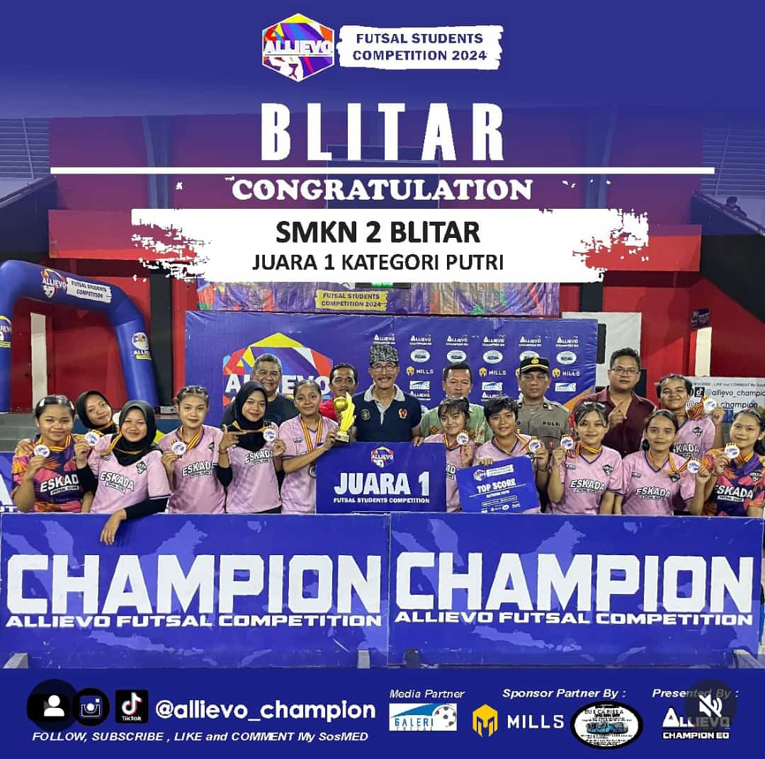 JUARA 1 KOMPETISI FUTSAL ALLIEVO FUTSAL CHAMPIONSHIP 2024