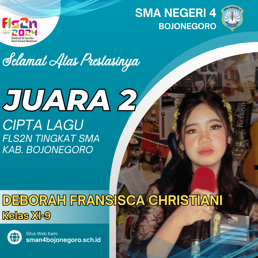 CIPTA LAGU FLS2N TINGKAT SMA/MA KABUPATEN BOJONEGORO