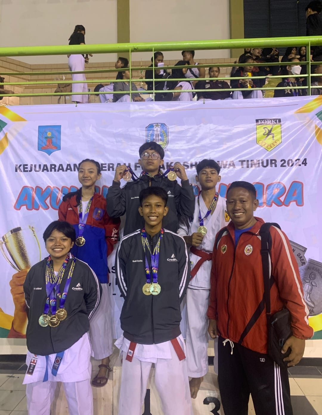 KEJUARAAN DAERAH KARATE FUNAKOSHI  SENI JURUS BEREGU UNDER 21 PUTRA