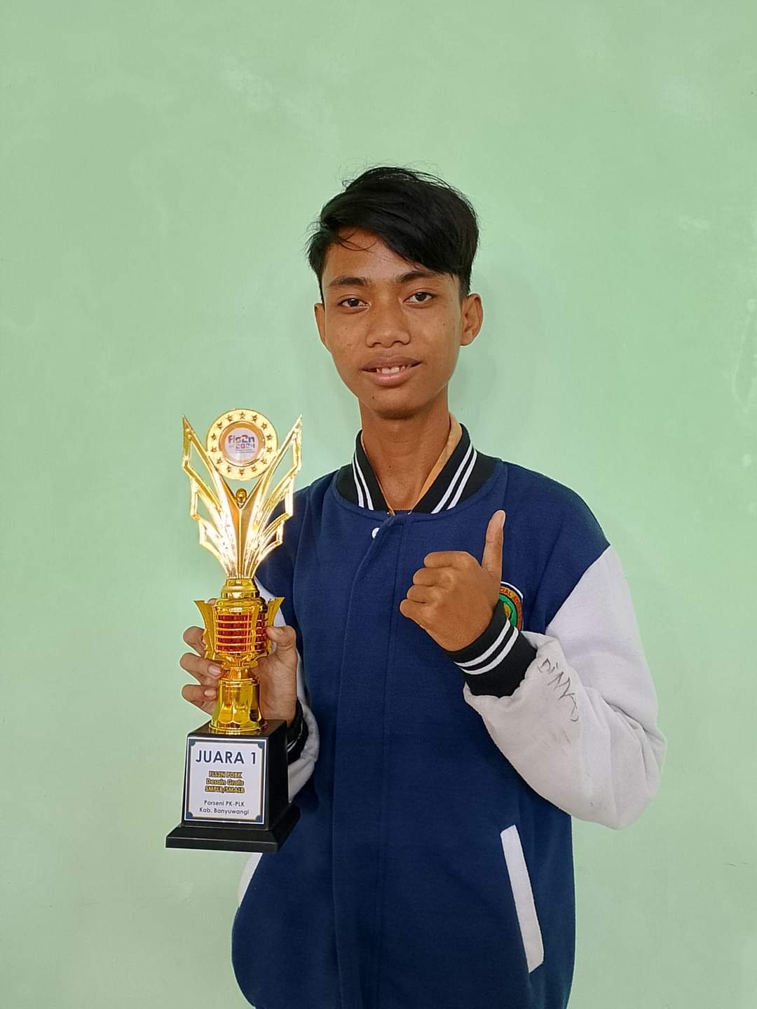 Juara 1 Lomba Desain Grafis FLS2N Diksus Kabupaten Banyuwangi