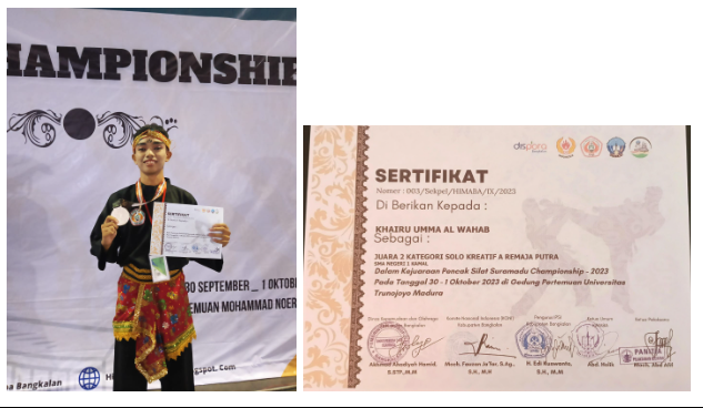 KEJUARAAN PENCAK SILAT SURAMADU CHAMPIONSHIP (UTM) KATEGORI SOLO KREATIF A REMAJA PUTRA