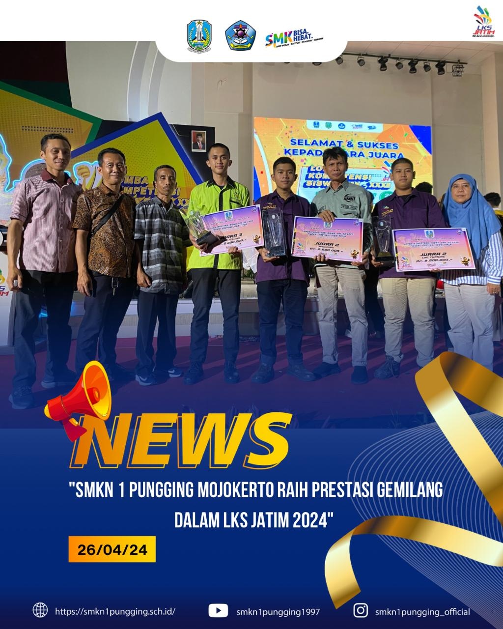 Lomba Kompetensi Siswa SMK XXXII Tahun 2024 Bidang Lomba Welding