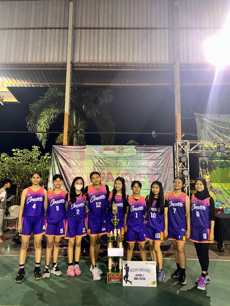 Juara 1 lomba basket Smada Cup 8 2024