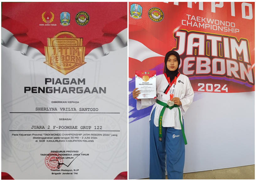 JUARA 2 F-POOMSAE GRUP 122-PADA KEJUARAN PROVINSI \