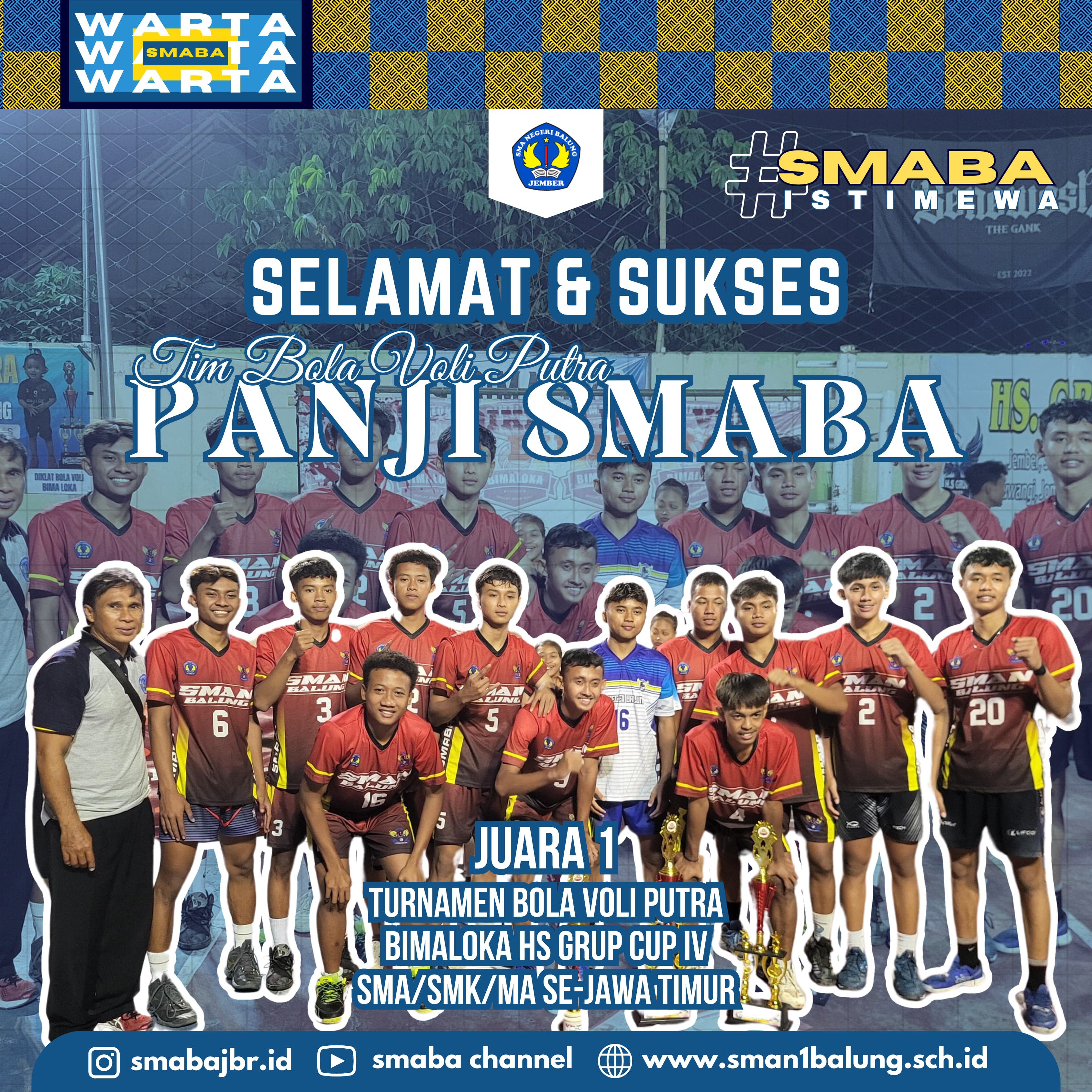 Turnamen Bola Voli Putra BIMALOKA