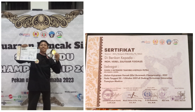 KEJUARAAN PENCAK SILAT SURAMADU CHAMPIONSHIP (UTM) KATEGORI TANDING B REMAJA PUTRA