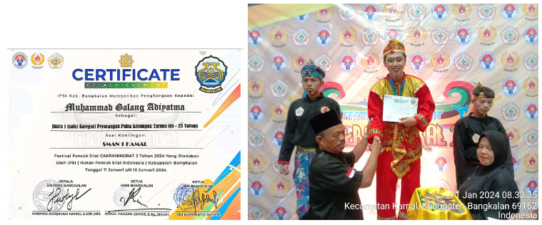 Festival Pencak Silat CAKRANINGRAT 2 Tahun 2024 yang diadakan oleh IPSI Kabupaten Bangkalan