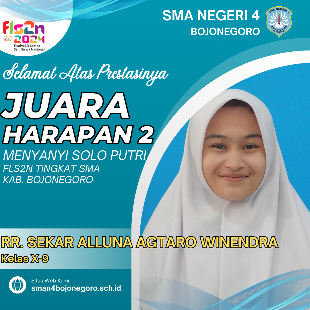 MENYANYI SOLO PUTRI FLS2N TINGKAT SMA/MA KABUPATEN BOJONEGORO