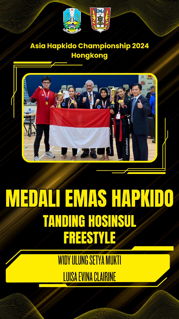 Juara 1 Medali Emas Hopkido Tanding Hosinsul Freestyle