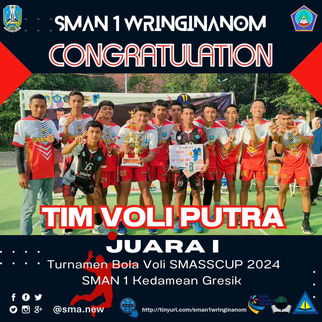 JUARA 1 TURNAMEN BOLA VOLI SMASS CUP 