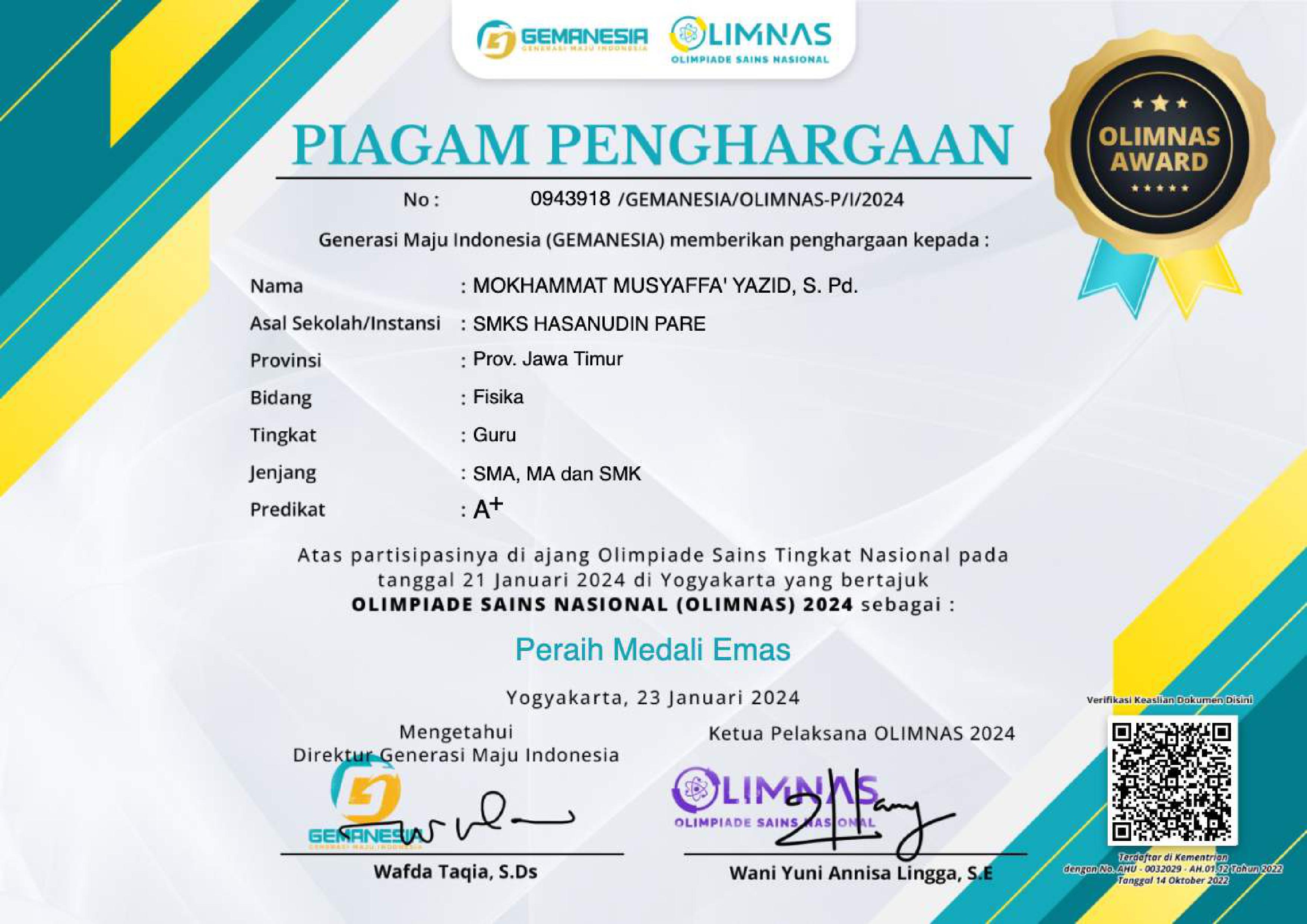 Olimpiade Sains Nasional (OLIMNAS)