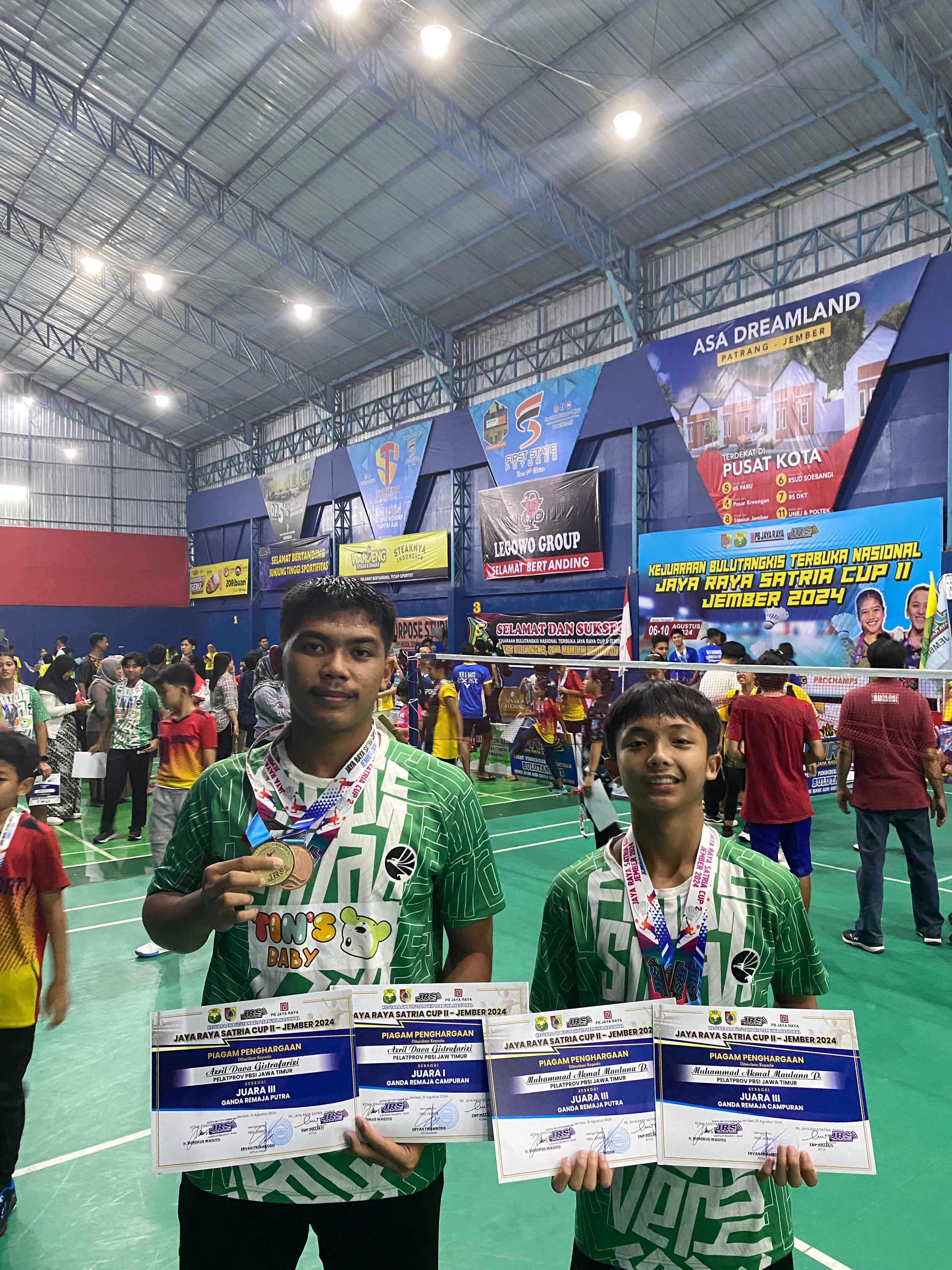 KEJUARAAN BULUTANGKIS TERBUKA NASIONAL JAYA RAYA SATRIA CUP II JEMBER 2024