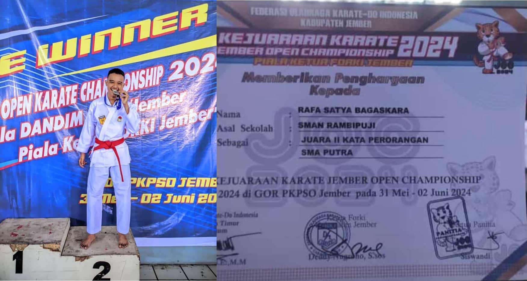 KEJUARAAN KARATE JEMBER OPEN CHAMPIONSHIP TAHUN 2024