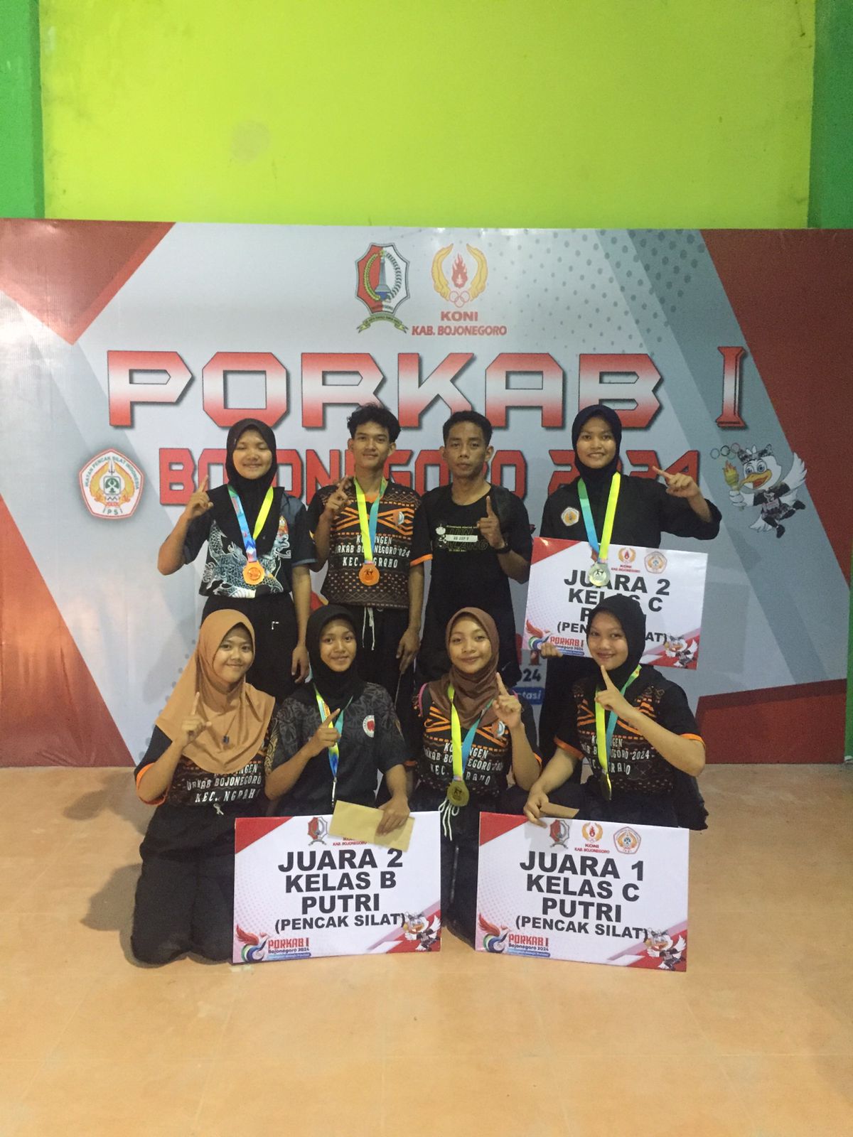 PORKAB 1 BOJONEGORO CABOR PENCAK SILAT