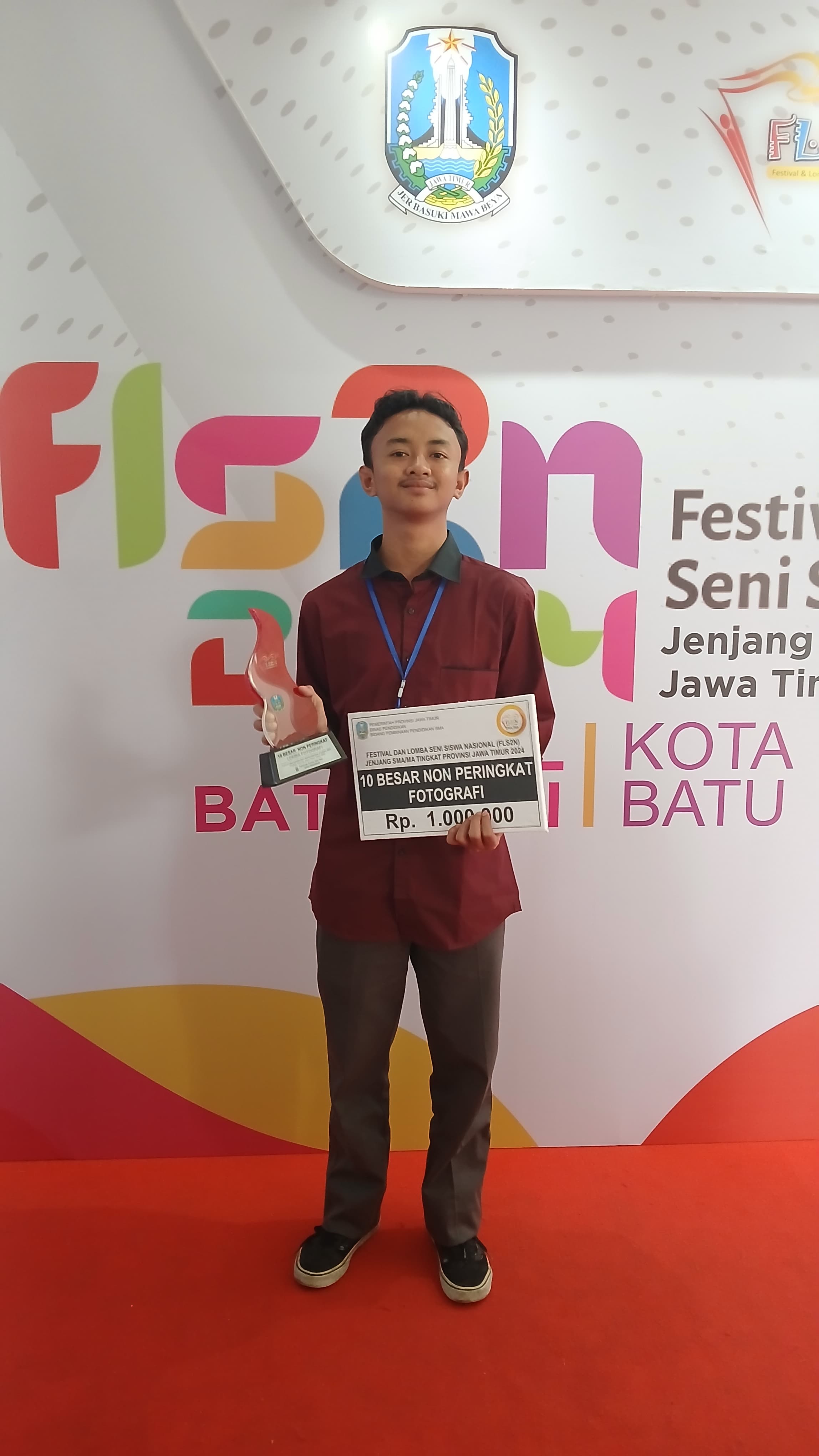 Juara 10 Besar Fotografi Non peringkat FLS2N Tingkat Jawa Timur 2024