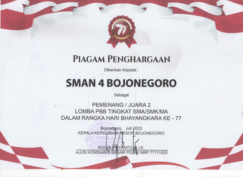 LOMBA PBB TINGKAT SMA/SMK/MA HARI BHAYANGKARA KE-77