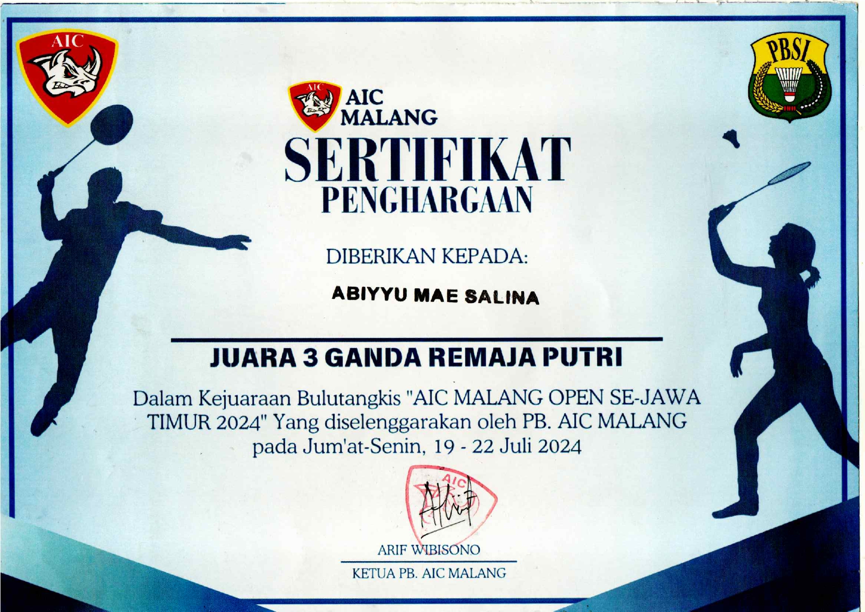KEJUARAAN BULUTANGKIS \