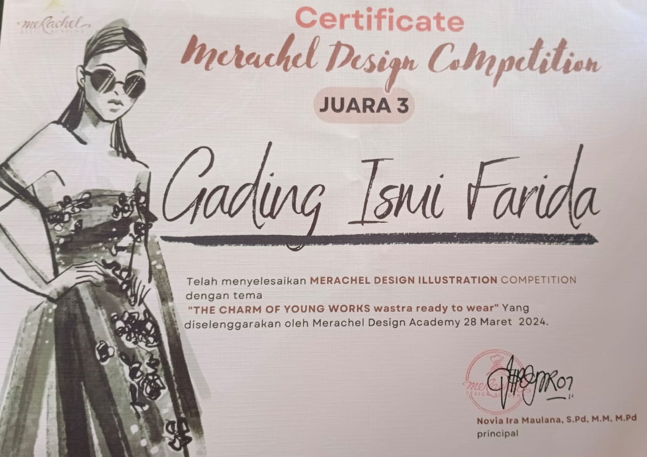 Juara 3 Merachel Design Illustration Competition