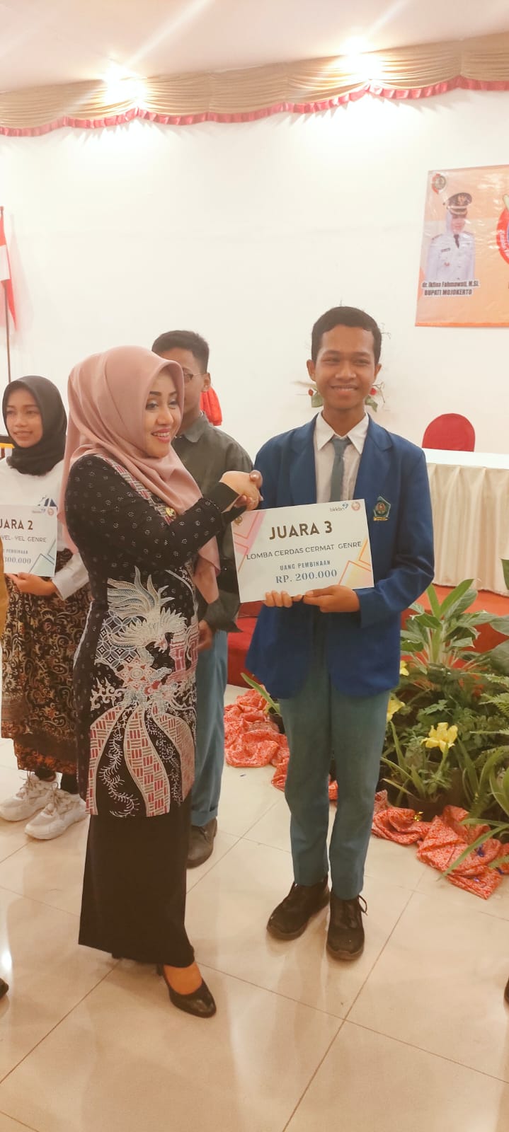 JUARA 3 LOMBA CERDAS CERMAT DALAM RANGKA JAMBORE GENRE