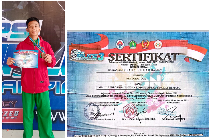 Kejuaraan Nasional Pencak Silat IPSI Malang Championship lll Tahun 2023