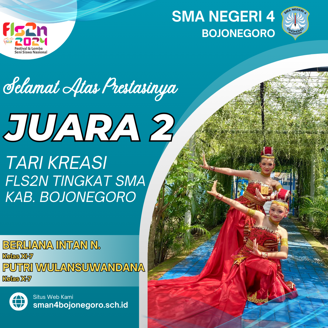 TARI KREASI FLS2N TINGKAT SMA/MA KABUPATEN BOJONEGORO