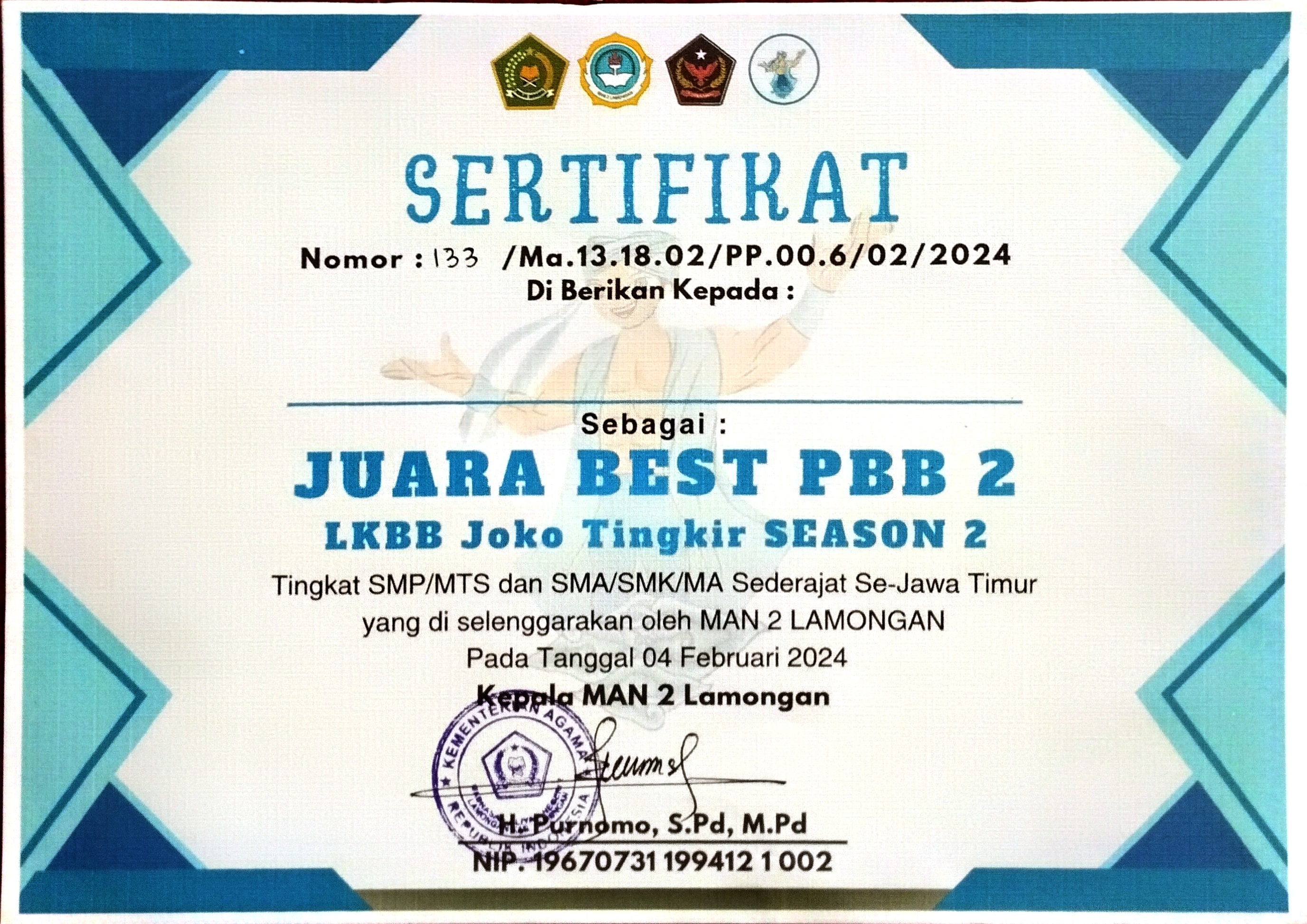 Best PBB 2 LKBB Joko Tingkir Season 2 se-Jawa Timur 