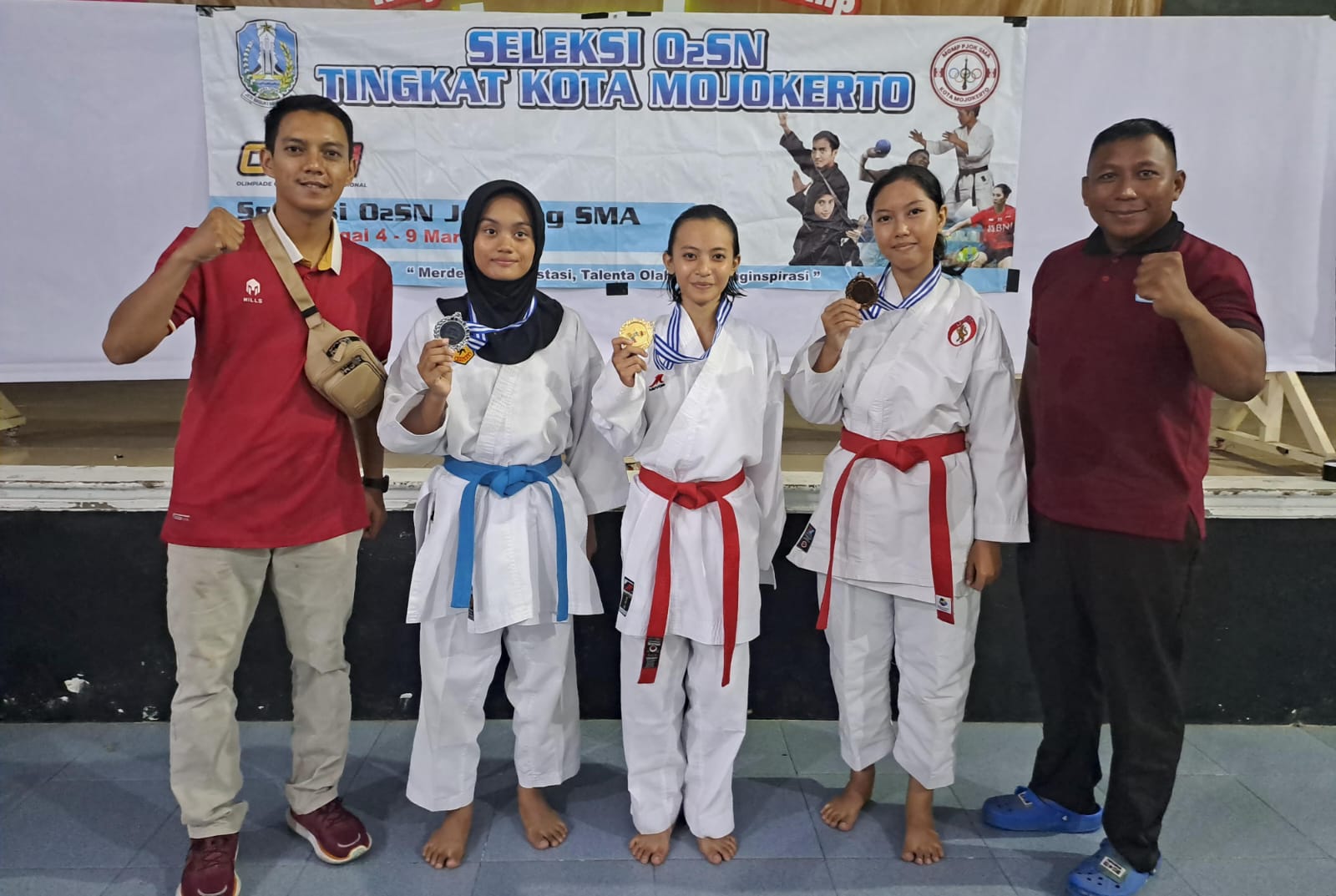 OLIMPIADE OLAHRAGA SISWA NASIONAL (O2SN) TINGKAT KOTA MOJOKERTO JENJANG SMA/MA TAHUN 2024 CABANG OLAHRAGA KARATE (PUTRI)